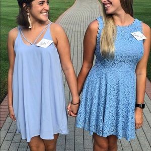 Light Blue Lace Dress